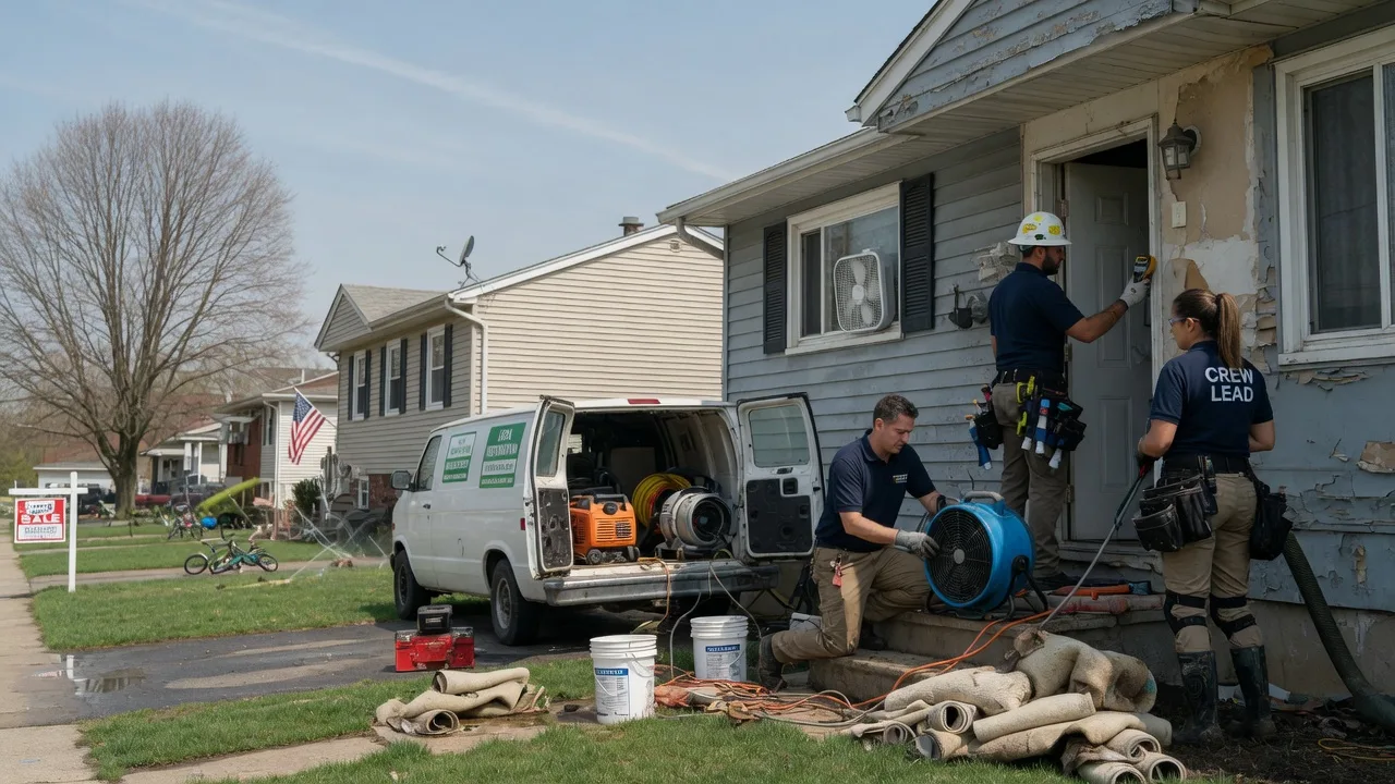 Flood Cleanup in Hiram, OH near me